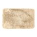 Spirella tapis de bain, tapis de douche "Fino", poils longs, 25 mm, duveteux, antidérapant, utilisable avec chauffage au sol, séchage rapide, 60 x 90 cm, beige
