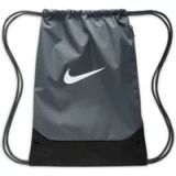 Nike Unisex Brsla Drawstrng - X sporttas, rook grijs/zwart/wit, één maat
