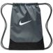 Nike Unisex Brsla Drawstrng - X sporttas, rook grijs/zwart/wit, één maat