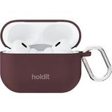Holdit Solid Silicone Case pour Apple AirPods Pro 3 - Bordeaux