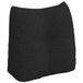 vidaXL Coussin de dossier Noir 45 x 24 x 50 cm Tissu