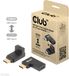 Club3D USB Type-C Gen2 Angled Adapter set van 2 - 4K120Hz M/V