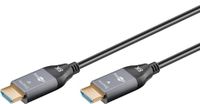 goobay Optische hybride HDMI-kabel 20 meter - ultra high-speed HDMI 2.1-kabel met ethernet, 8K / 60Hz, AOC-technologie voor tv, monitoren, PS5, Xbox, hoge flexibiliteit, robuuste stekker - 76275