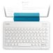 SBS TAUNIKEYBOARDDW-FR Clavier Bluetooth AZERTY Français Blanc