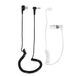 VBESTLIFE 3,5 mm bedrade hoofdtelefoon, mono hoofdtelefoon oordopjes Anti-straling monitoring headset voor compatibel met IOS / compatibel met IOS Nano / MP3 / mobiel en andere apparaten met audiopoort 3