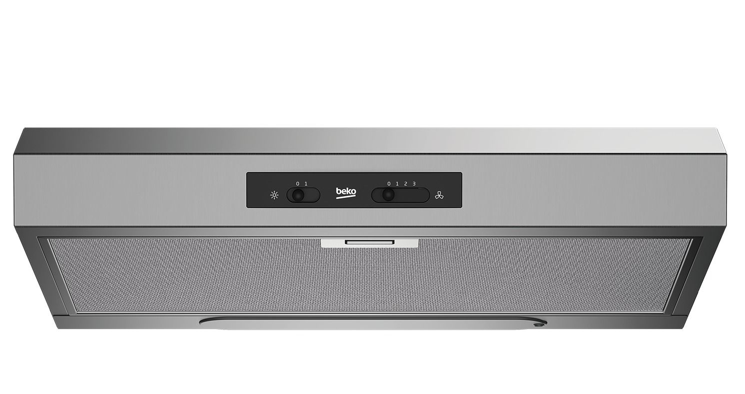 Beko HNS61210X - Onderbouw afzuigkap - Roestvrijstaal - 272 m³/uur - E