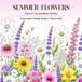 Summer Flowers Colouring Book for Adults