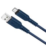 Hoco X59 USB-kabel USB 2.0 1 m USB A naar USB C Blauw