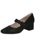Caprice Escarpins en cuir pour femme Noir (Black Suede), 41