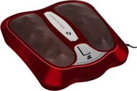 Merkloos / Sans marque Shiatsu Shiatsu Voetmassageapparaat massage apparaat - met 18 verwarmde massagekoppen - infrarood therapie - rood - bevordert de bloedsomloop