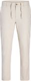 Jack & Jones Joggingbroek Regular Fit Moonbeam Katoen/Linnen/Elastaan Maat L