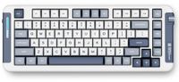 MCHOSE X75 Mécanique Sans fil Gaming Clavier QWERTY RGB ANSI Bleu marine