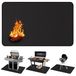 Omgoods - Tapis de cuisson pour plaques de cuisson et barbecues, 122 x 165 cm
