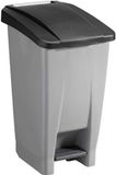 Shenzhen Haorui Industrial Technology Co., Ltd. Poubelle 60 Litres - Poubelle à pédale 60 Litres - Poubelle 60 Litres - Gris|Noir