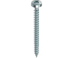 HECO TOPIX-Plus Spaanplaatschroef 4,0x12mm Cilinderkop Verzinkt Voldraad PZD 2 (200 stuks)