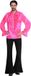 Amscan Shirt Satin Heren Polyester Roze Maat S