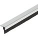 Gedotec Joint-brosse avec garniture dense en aluminium avec brosse PP noire à visser sous la porte, 1000 mm