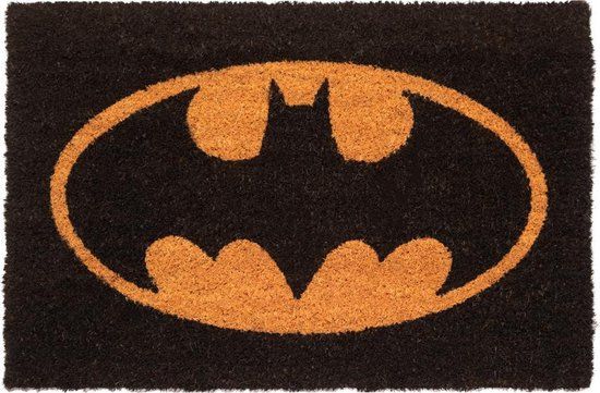 Grupo Erik Batman Doormat - 40 x 60 cm - Black/Orange