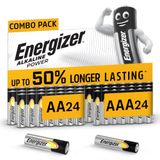 Energizer Alkaline Power AA en AAA Batterijen Combo (48 Stuks)