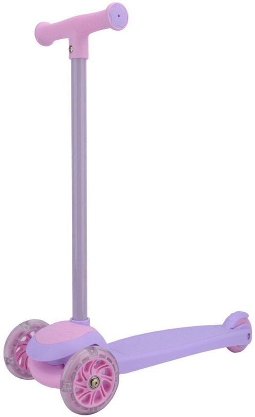 ALERT Step Scooter Driewieler Roze & Paars