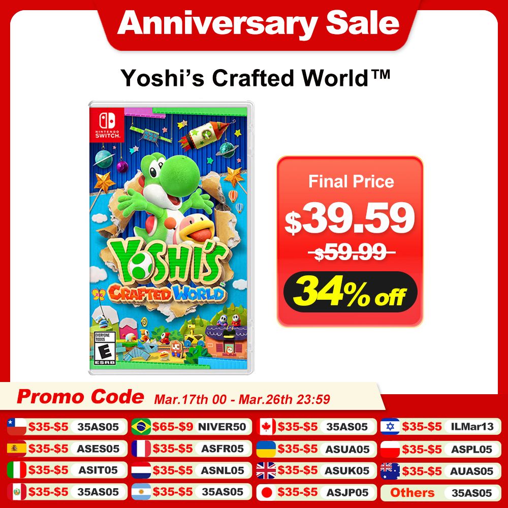 Nintendo Yoshi's Crafted World - Nintendo Switch - Game
