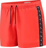 Calvin Klein Zwembroek Mannen - Rood/Zwart - Maat S
