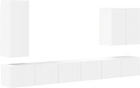 vidaXL TV Wandkast Set Wit