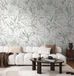 A.S. Création Cosmopolitan livingwalls vliesbehang met bladeren in groen, paars, wit – panoramisch motiefbehang met bloemenmotief 8,80 x 0,53 m – 791452