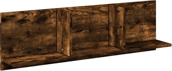 VidaXL Wandkast Hout Eiken Bruin 100x16,5x30 cm
