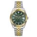 Guess JADEN GW0977G4 Herenhorloge Roestvrij Staal Zilverkleurig Groen Analoog Quartz
