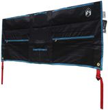 vidaXL - Opbergzak - Zwart en Blauw - 98 x 47 cm