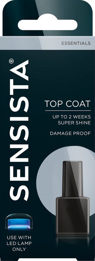Sensista Top Coat - Gellak - Transparant - 7.5ML