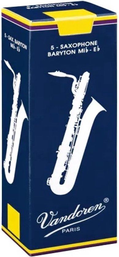 Vandoren Classic Bariton Saxofoon Rieten - Doos van 5 - Sterkte 2
