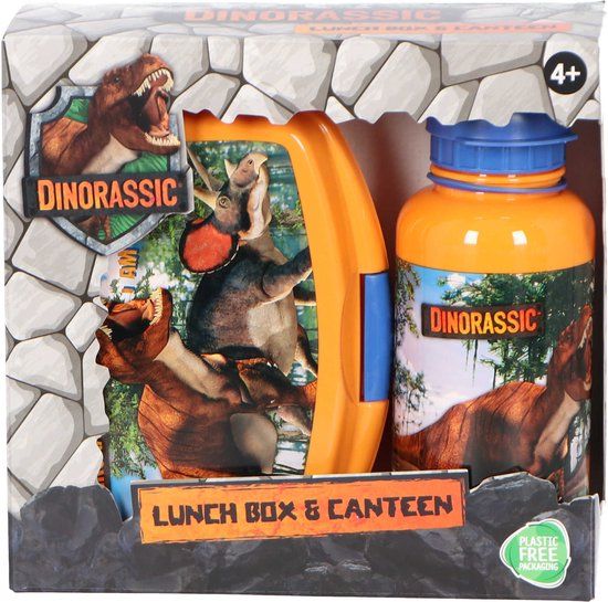 4KidsOnly Speelgoedland Dinorassic Lunchset