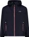 CMP Regenjas Outdoorjas Mannen - Maat 164 - Donkerblauw/Rood/Wit