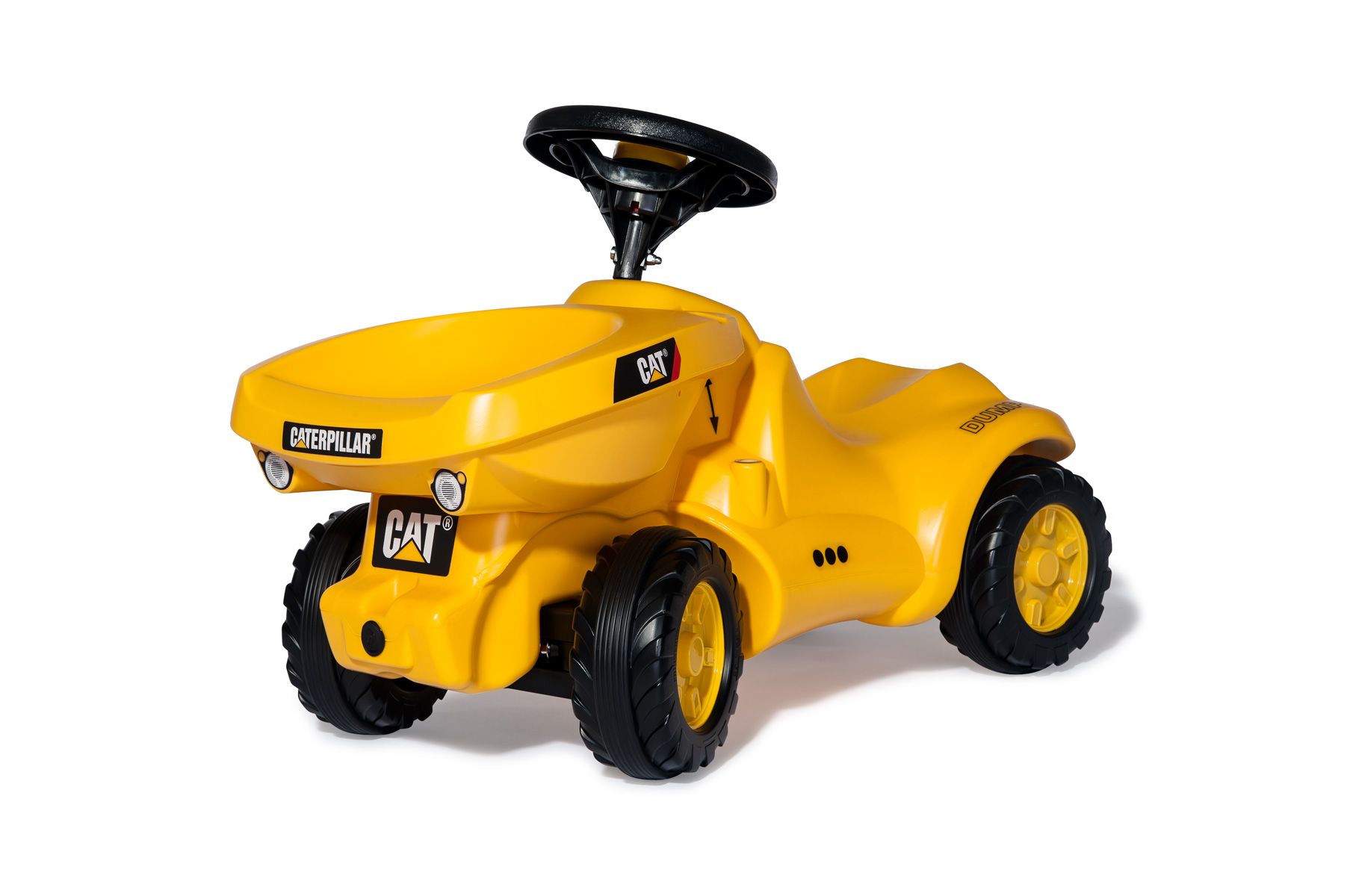 rolly toys rollyMinitrac Dumper CAT - Zwart/Geel