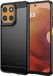 Techsuit Hoesje geschikt voor Motorola Moto G17/G17 Power/G15/G15 Power - Carbon Silicone Back Cover - Zwart