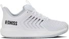 K-Swiss Us Light Clay Court Chaussures EU 35 1/2 Enfants White / Gull Gray / Black