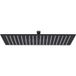Design In Pomme de douche pluie en acier inoxydable 50x50 cm carrée noir CFW70560