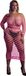 Shots - Ouch! OU834GPNOSX - Long Sleeve Crop Top and Long Skirt - Pink - XXL/XXXL