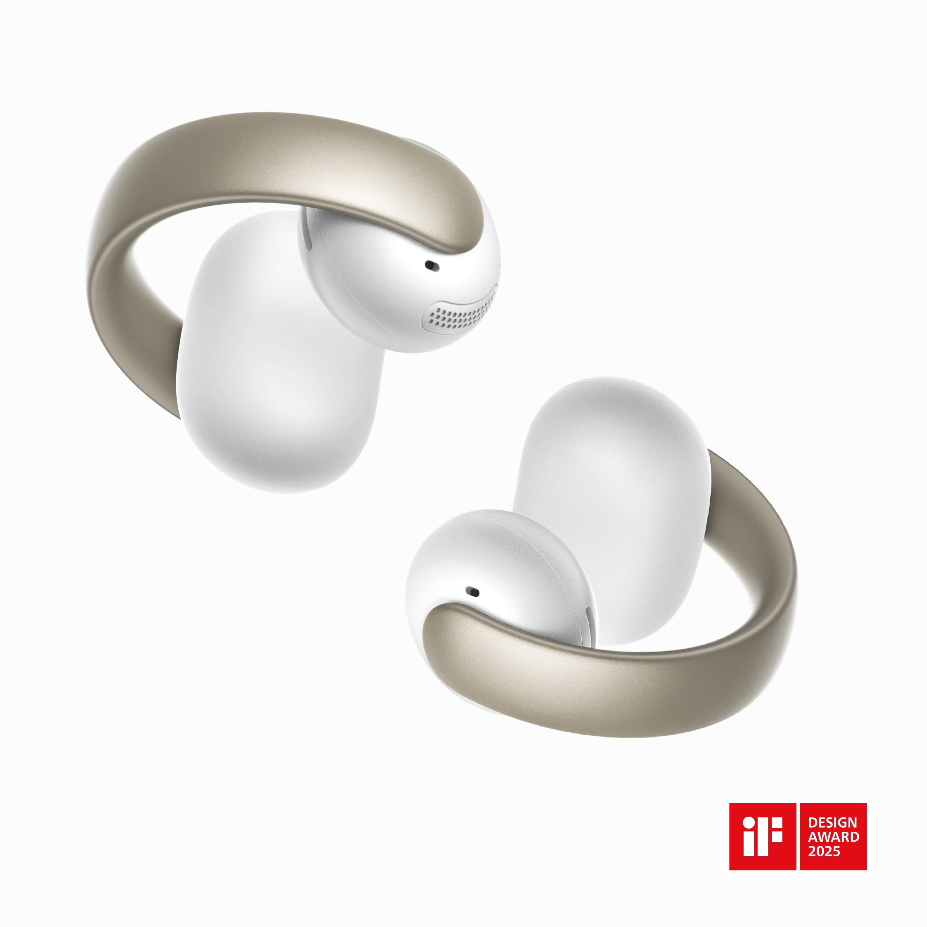 Soundcore Aeroclip Open-ear Bluetooth Headset - Champagne Mist