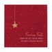 Grafische werkplaats Kerstmis en advent servetten | 20 stuks | 12,5 x 12,5 cm | rood | Vrolijk feest