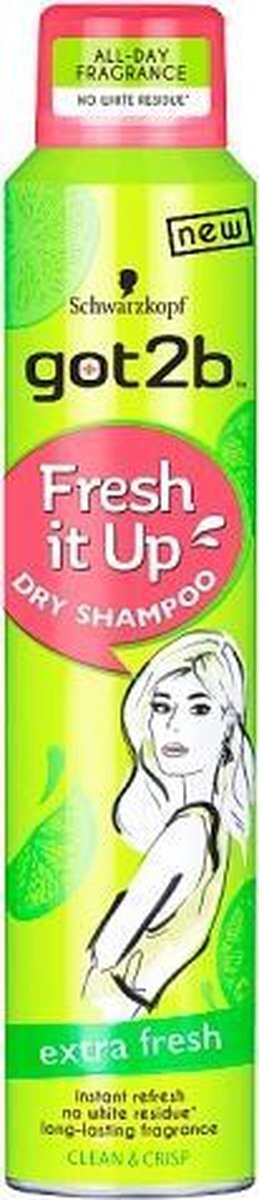 Schwarzkopf Professional GOT2B_Fresh It Up Dry Shampoo suchy szampon do w³osów Extra Fresh 200ml
