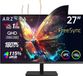 Arzopa M1RC - 27 inch QHD Gaming Monitor - 180Hz - IPS - 1ms - G-Sync Compatible - HDR10 - HDMI 2.0