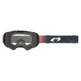 Oneal B-22 Goggle Uniseks Volwassenen, Zwart/Rood, One Size