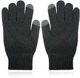 LGT JWLS Gebreide Heren Handschoenen - Warm Winter Donkergrijs