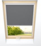 Fart Produkt time4blinds - Dakraam Rolgordijn - Breedte 780mm, Hoogte 1032mm - Compatibel met Velux, Compatibel met Fakro - Verduisterend Rolgordijn, Thermisch Rolgordijn, Zonwering voor Dakramen - Antraciet