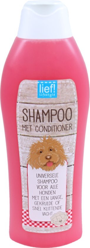 lief! Lief! - Honden Shampoo Langhaar Universeel - 750ml roze