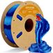 Soie PLA Filament 1,75 mm - filament pour imprimante 3D - Aspect soie - Couleur unie - Tolérance ±0,03 mm - Convient aux imprimantes 3D FDM - Bleu royal, 4 kg