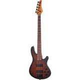 Schecter C-5 Standard Tobacco Burl basse électrique 5 cordes